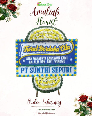 Papan Bunga Duka di Sempaja Barat