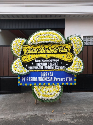 Papan Bunga Duka di Sempaja Barat