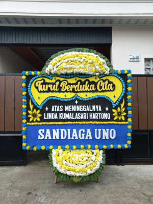 Papan Bunga Duka di Sempaja Barat