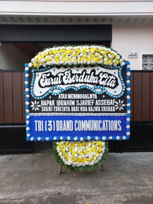 Papan Bunga Duka di Sempaja Barat